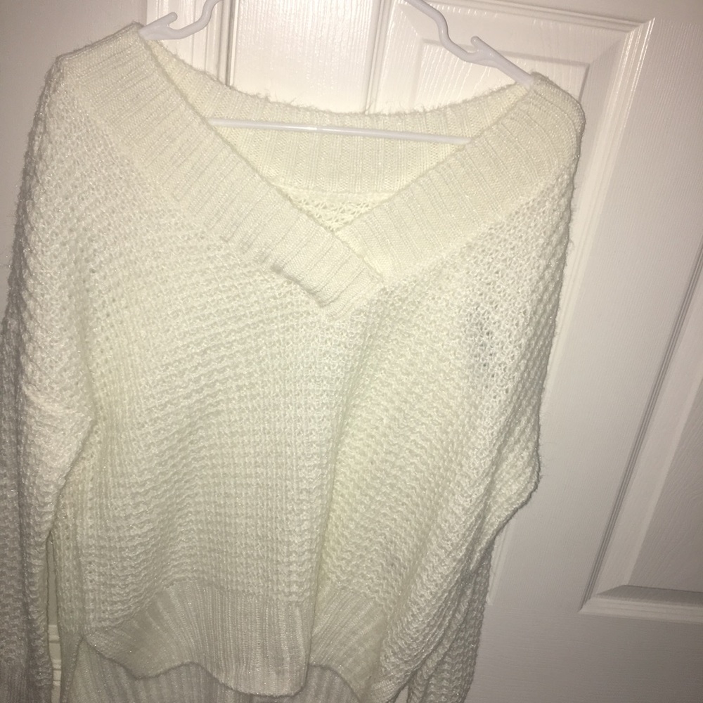 White Hollister Sweater